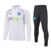 SSC Napoli Trainings Sweatshirt Quarter-zip 2023-24 Witte - Heren